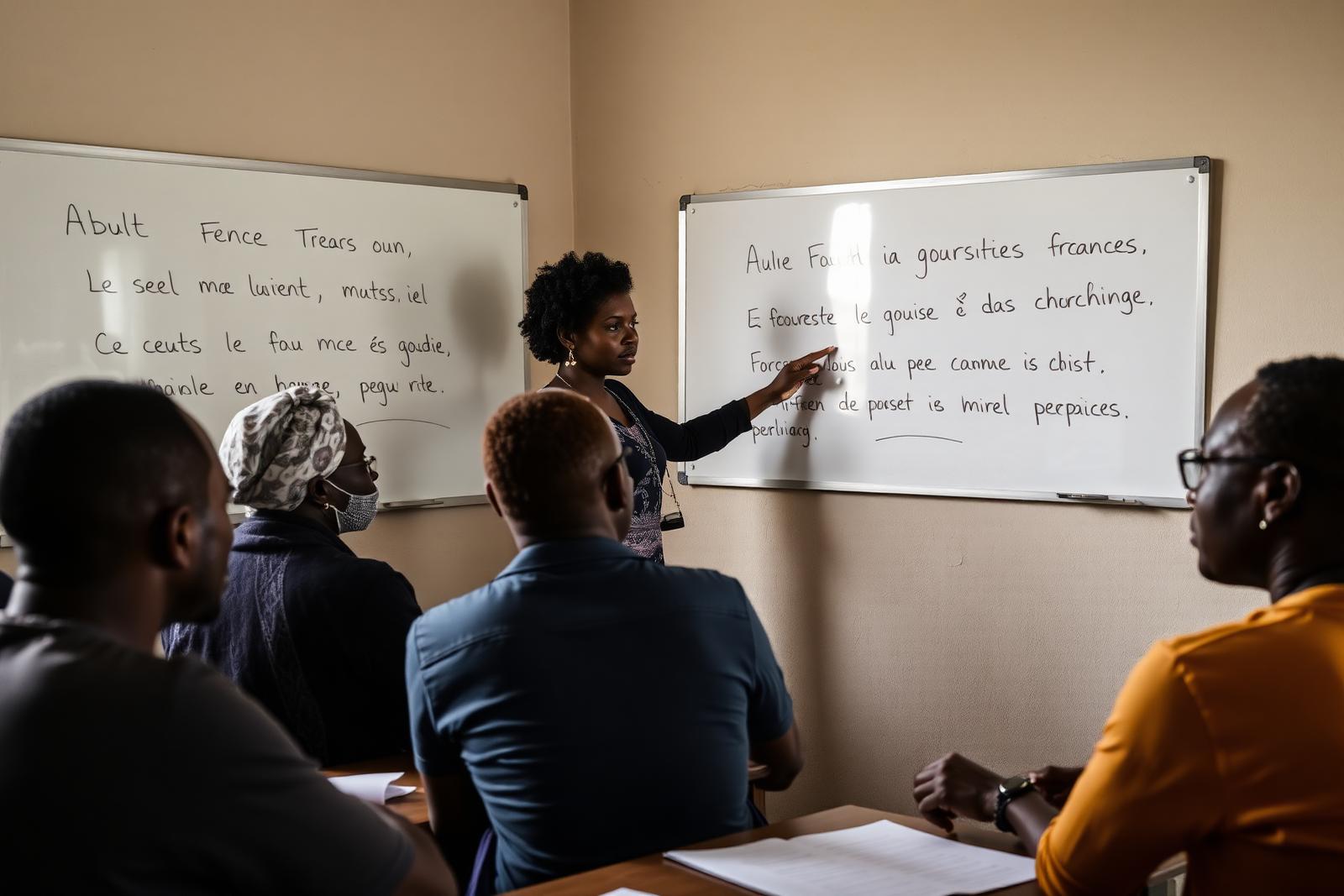 Atelier FLE à Djiribollo